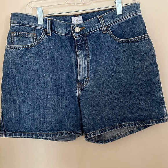 Calvin Klein Jeans Blue Jean Shorts Relaxed Fit - Picture 1 of 5
